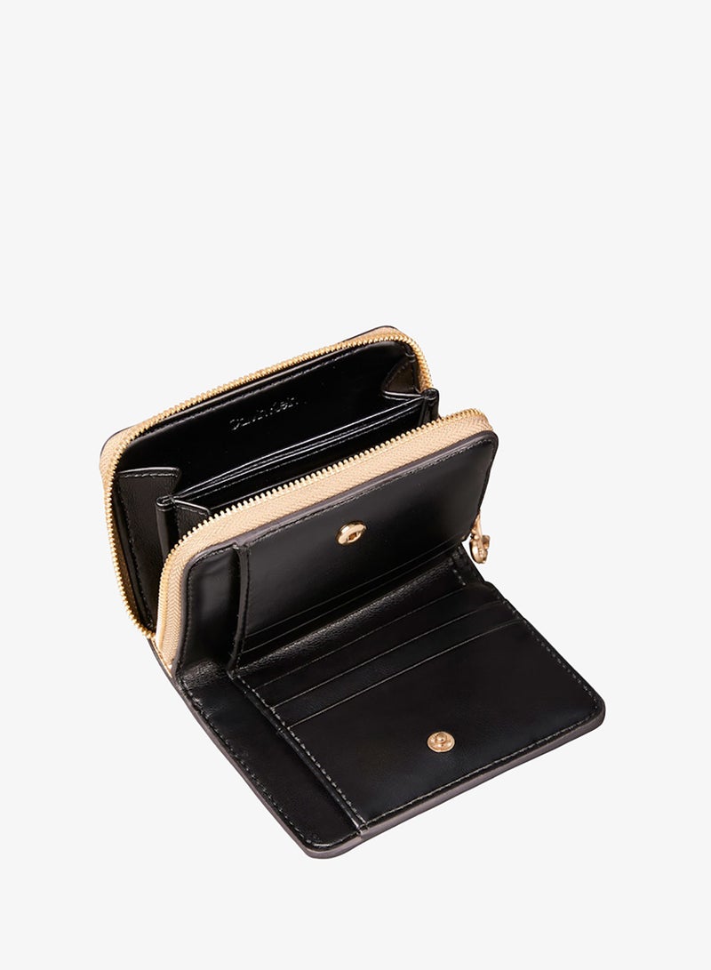 CALVIN KLEIN Metallic Monogram Zip Wallet - Image 4